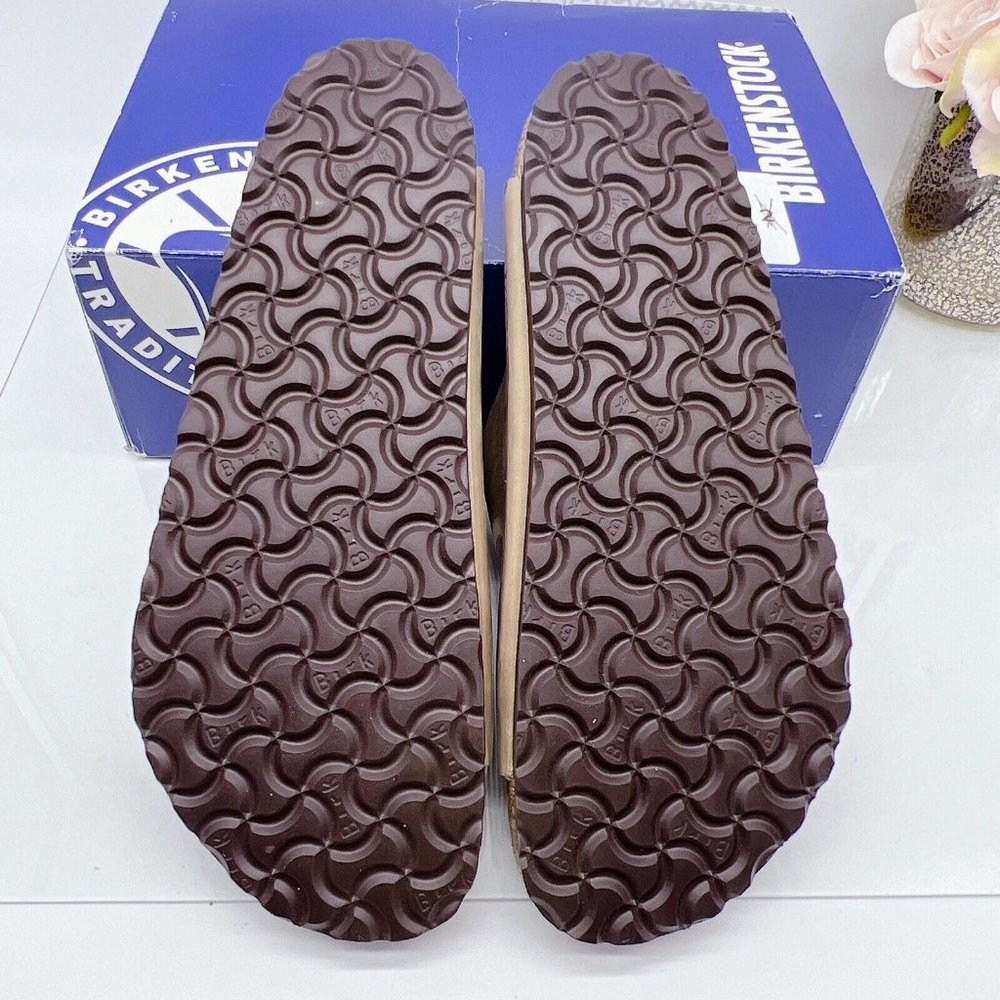 Birkenstock Soft Footbed Arizona Sandal Tabacco Leather EU 42 Mens US 9- 9.5 R - Picture 8 of 12